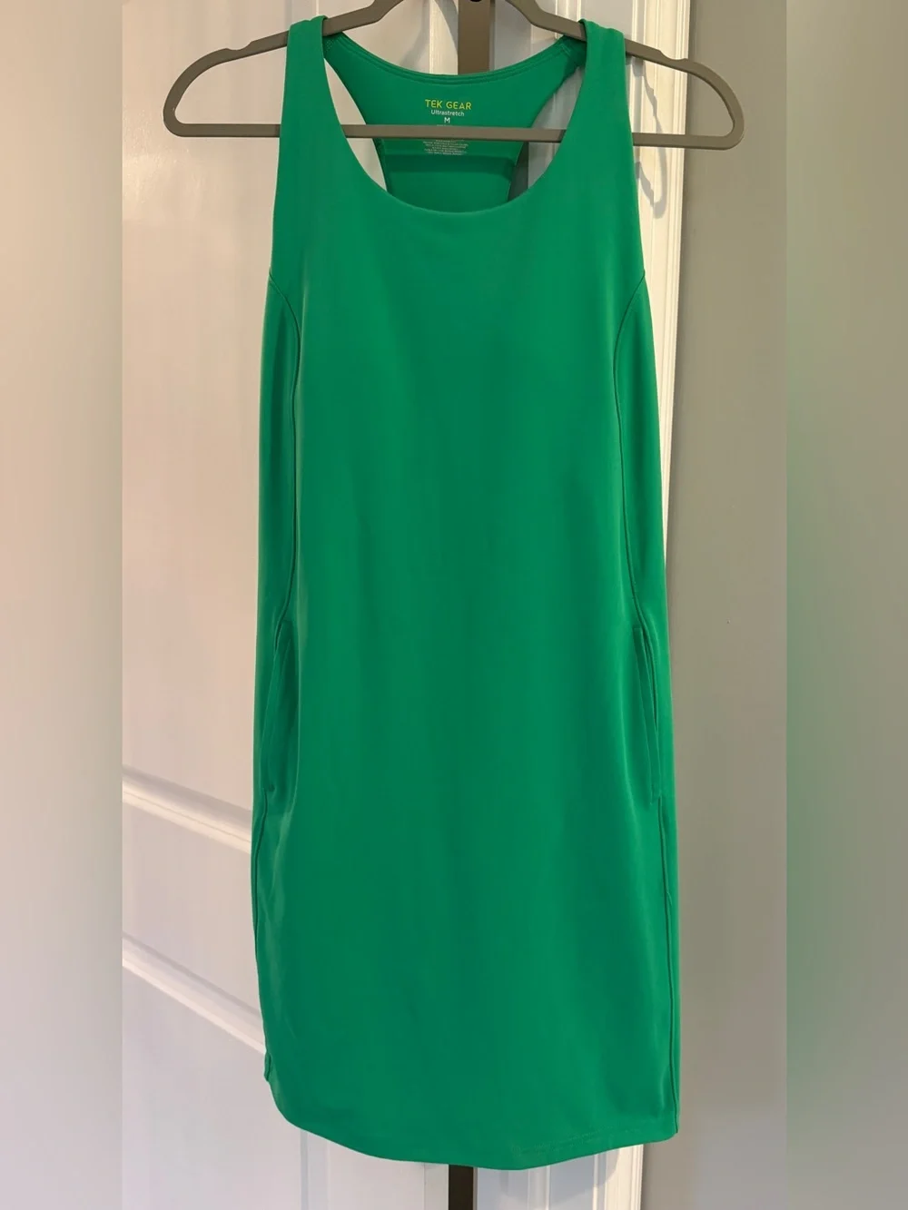 Sleeveless Green Athletic Dress